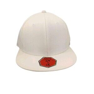 Grassroots 7 1/4 Fitted White Hat Touch of Class Brand New